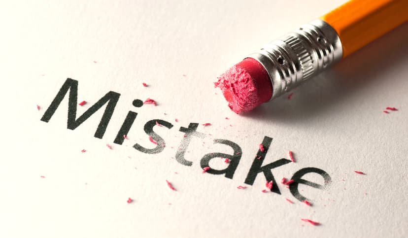 Mistake pencil